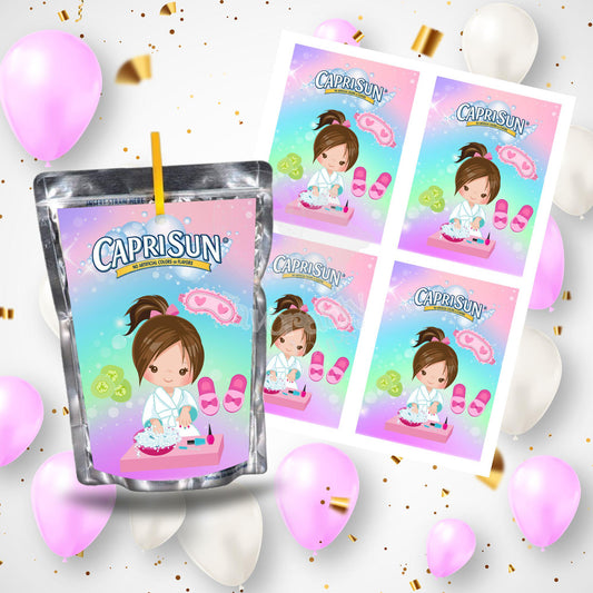 Editable Capri Sun Label - Instant Download for Any Theme- spa