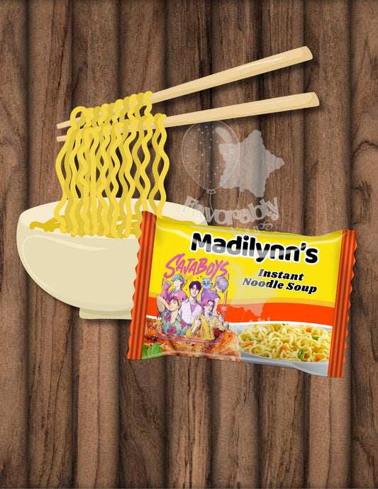 Editable Ramen Noodle Wrapper - Instant Party Download-kpop