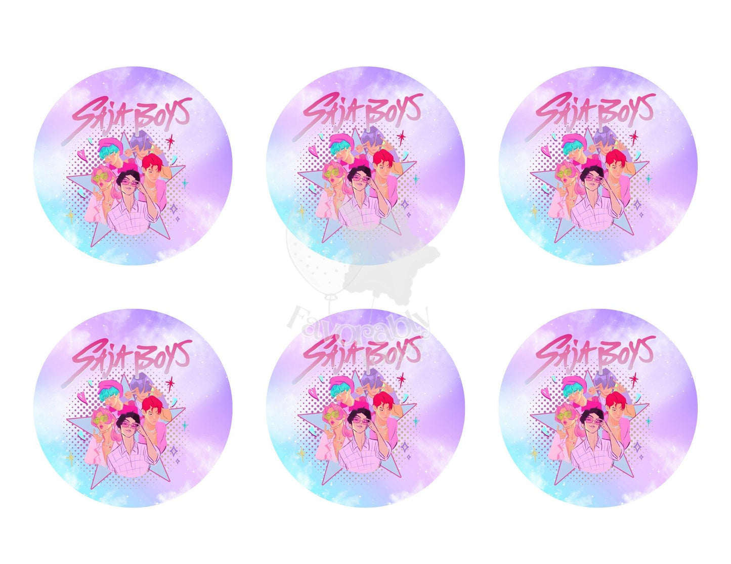 Editable Pringle can Template - Custom Party Favor Digital Download-kpop