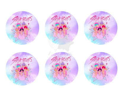Editable Pringle can Template - Custom Party Favor Digital Download-kpop