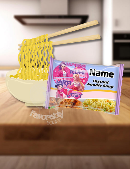 Editable Ramen Noodle Wrapper - Instant Party Download-kpop