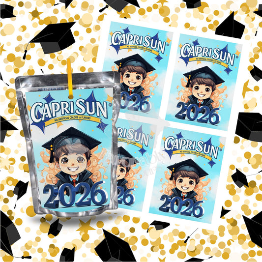 Editable Capri Sun Label - Instant Download for Any Theme-graduation