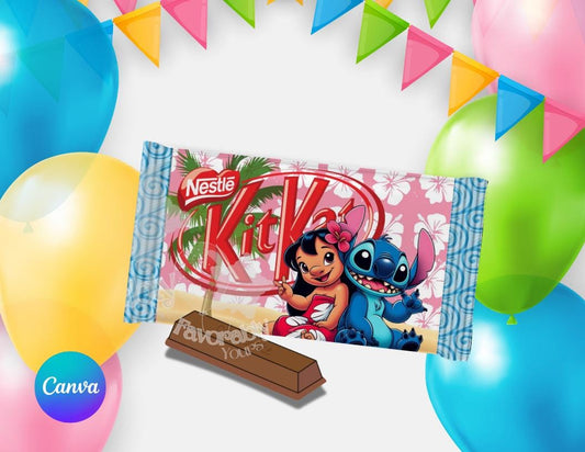 Editable KitKat wrapper- Instant Download for Any Theme-Ohana