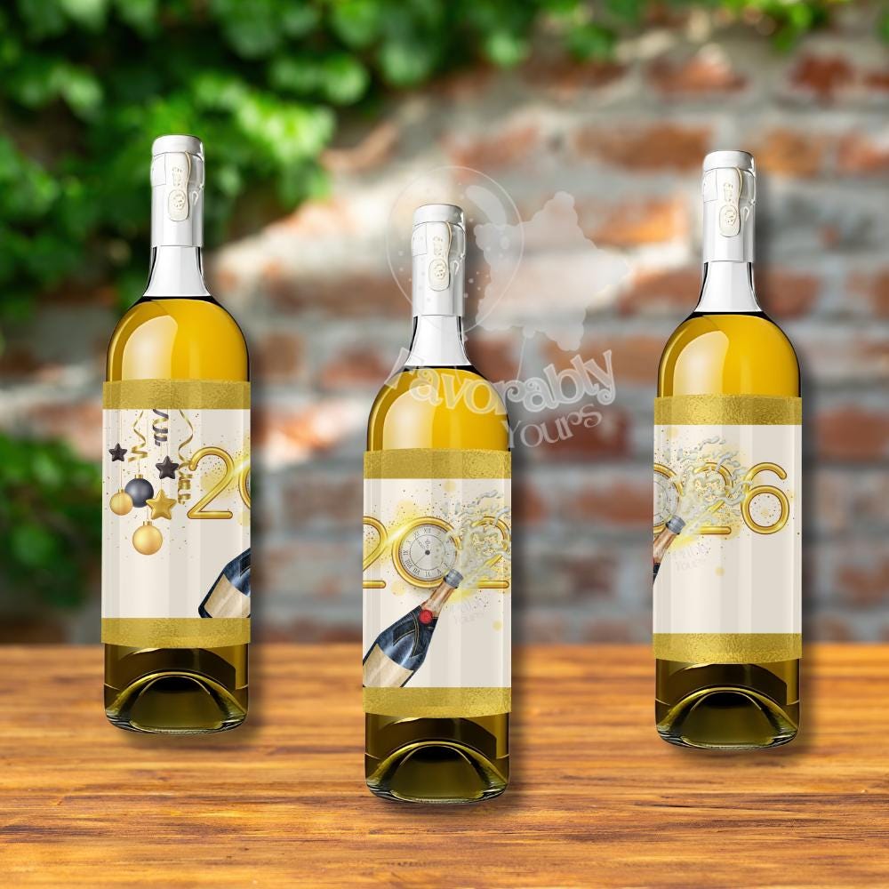 Editable/printable Wine bottle labels, party favors, custom wine label template